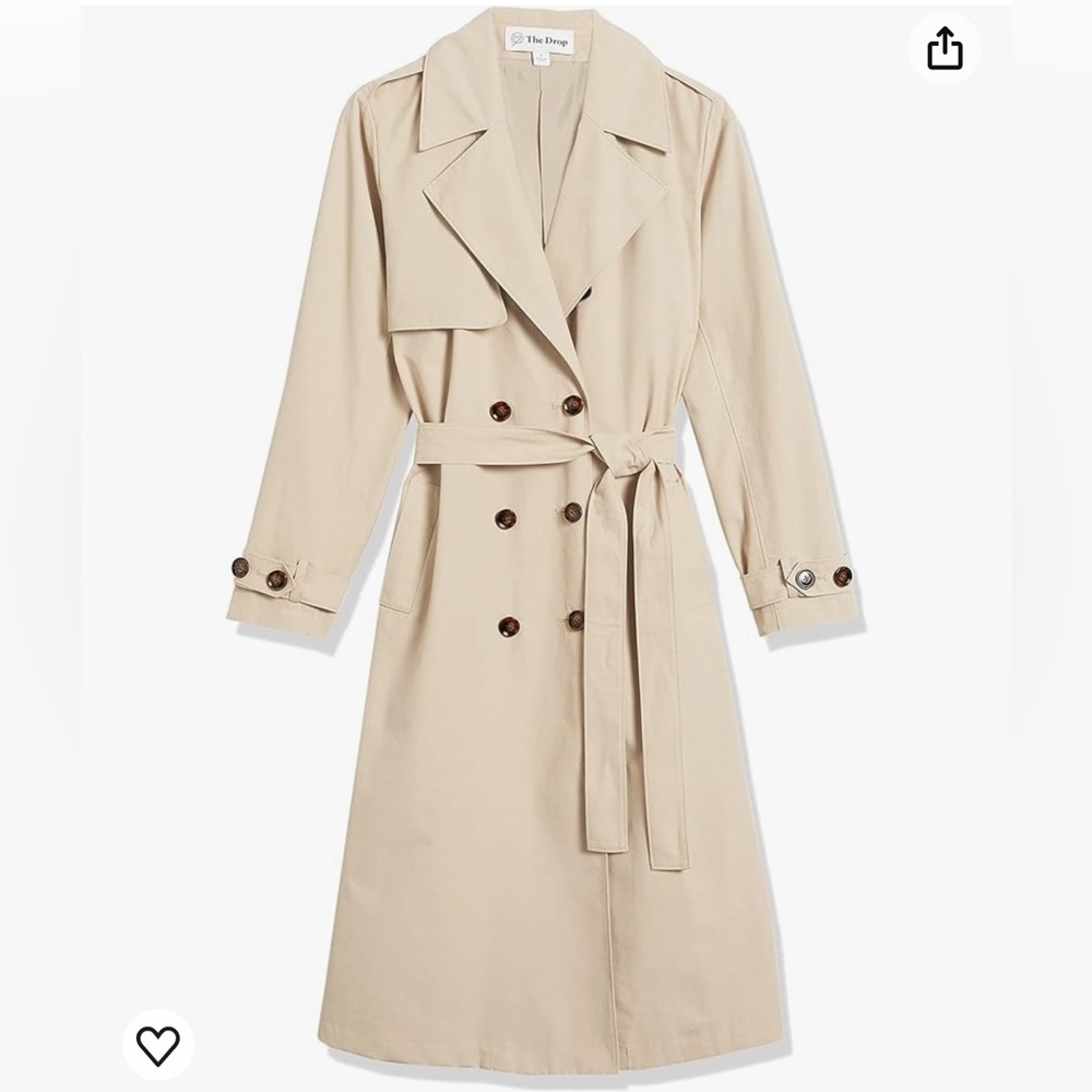 The Drop Women's Noa Trench Coat Size M